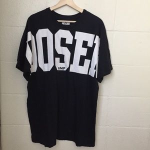 UNIF Doser unisex oversized tee size L